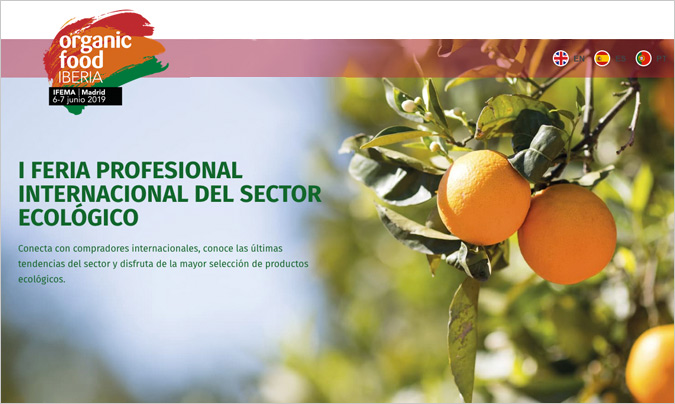 Organic Food Iberia, nueva feria profesional dedicada a la alimentación y vinos ecológicos