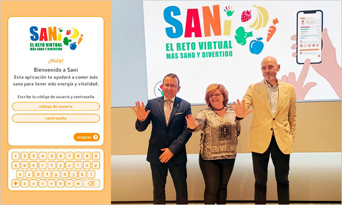 'Sani’, la app para educar a los escolares en los beneficios del consumo de hortalizas y fruta
