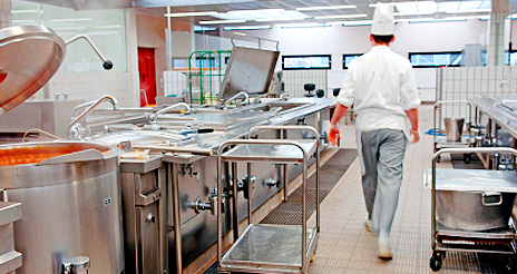 Los riesgos laborales psicosociales <br>en una cocina central hospitalaria